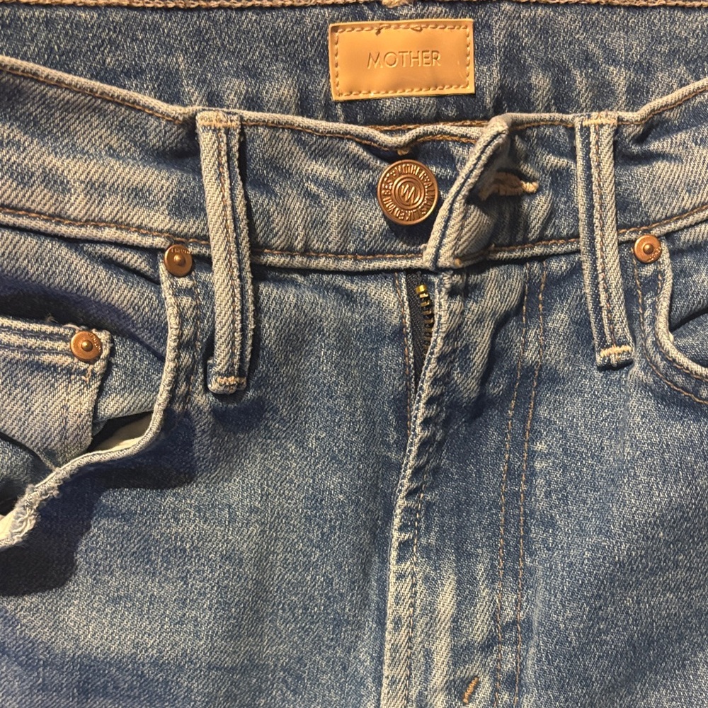 MOTHER Classic Blue Denim Pants